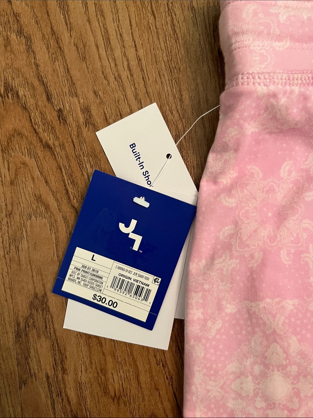 NWT JoyLab Washed Jersey Slit Skort Pink Bandana Print - Picture 14 of 14